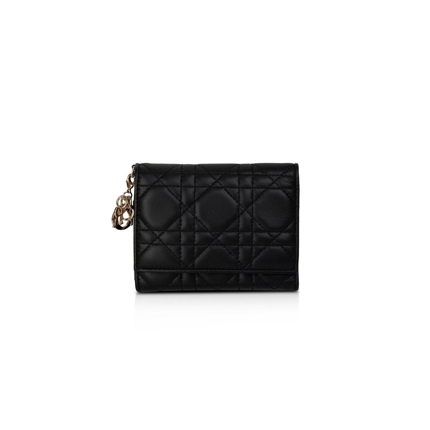 Christian Dior Cannage Lambskin Lady D Wallet