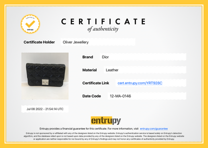 Christian Dior Cannage Lambskin Miss Dior Promenade Pouch