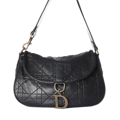 Christian Dior Cannage Vintage Flap Shoulder Bag