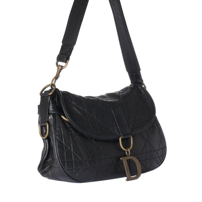 Christian Dior Cannage Vintage Flap Shoulder Bag