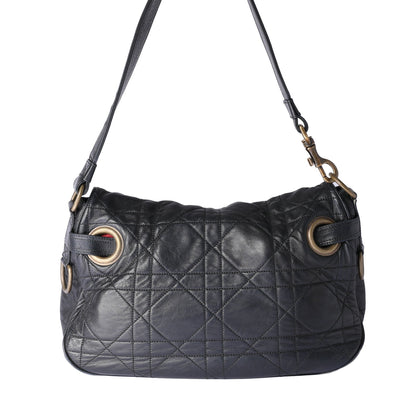 Christian Dior Cannage Vintage Flap Shoulder Bag