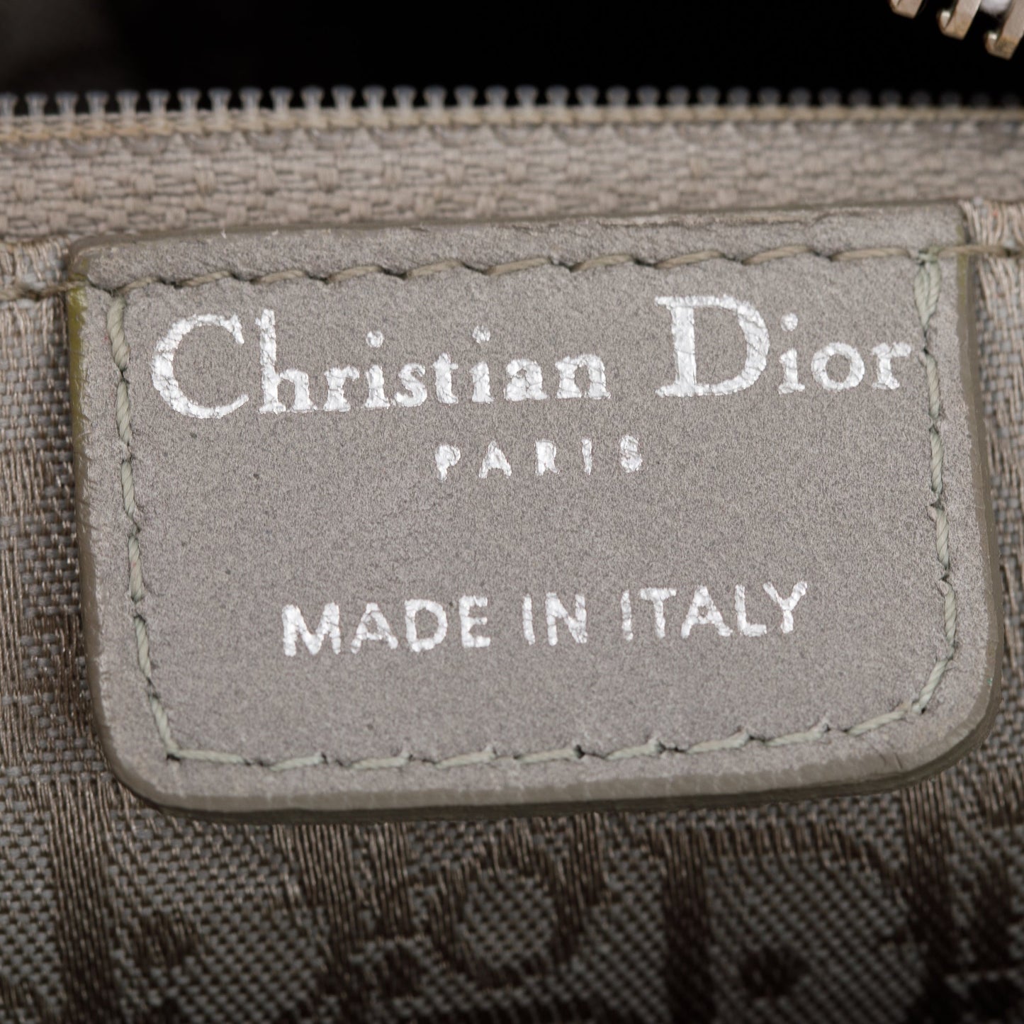 Christian Dior Creme Patent Leather Medium Lady Dior Bag