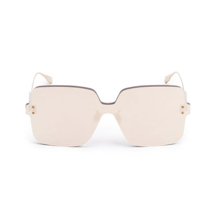 Christian Dior Gold Color Quake 1 Mirrored Sunglasses