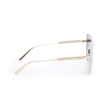 Christian Dior Gold-Tone Metal Frame DiorCannage SIU Square Sunglasses
