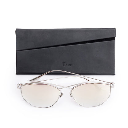 Christian Dior Gold-Tone Metal Frame DiorStellaire 4  Sunglasses