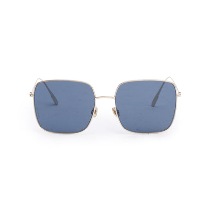 Christian Dior Gold-Tone Metal Stellaire 1 Square Sunglasses