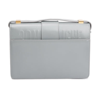 Christian Dior Grey Box Leather 30 Montaigne Bag