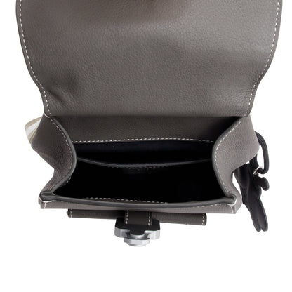 Christian Dior Grey Leather Mini Gallop Backpack