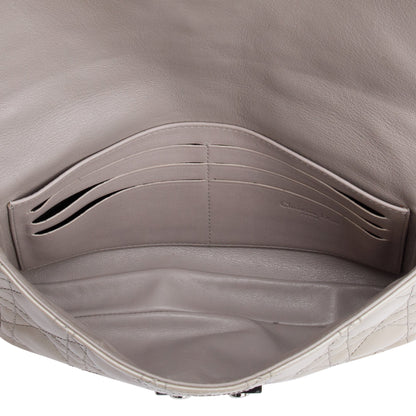 Christian Dior Grey Patent Cannage Miss Dior Promenade Pouch