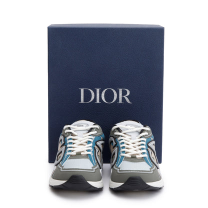 Christian Dior Gtey/White Mesh Technical Fabric B30 Sneakers, Size 40