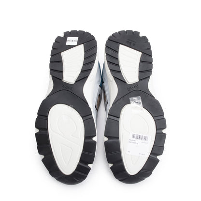 Christian Dior Gtey/White Mesh Technical Fabric B30 Sneakers, Size 40