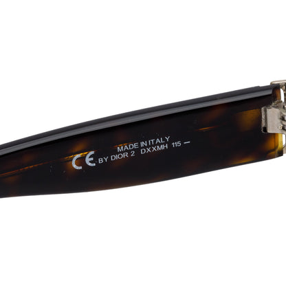 Christian Dior Havana Acetate By Dior 2 Shield Sunglasses