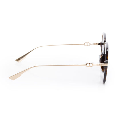 Christian Dior Havana Acetate DiorLink Oversize Sunglasses