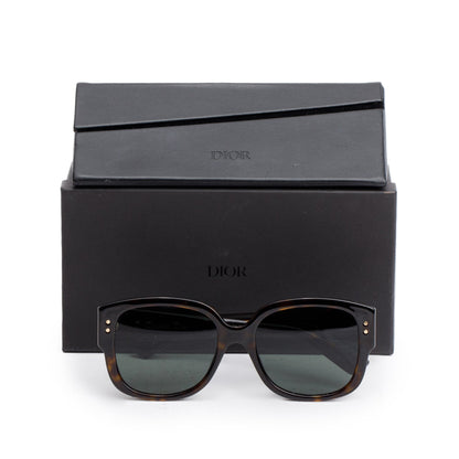 Christian Dior Havana Acetate LadyDiorStuds Sunglasses