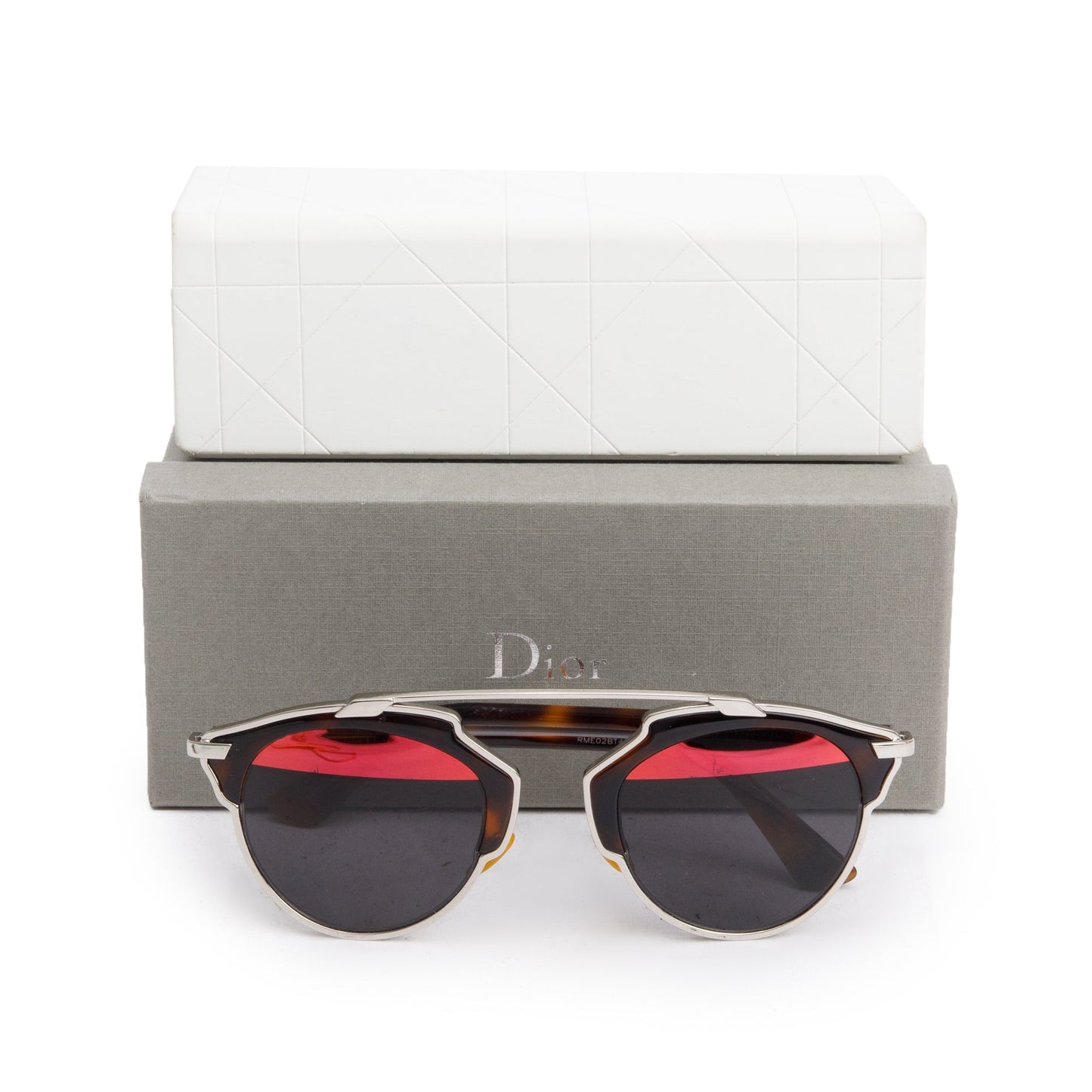 Christian Dior Havana Acetate Pink/Black Lenses SoReal Sunglasses