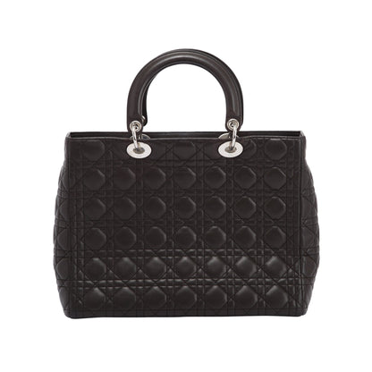 Christian Dior Large Leather Lady Dior Bag