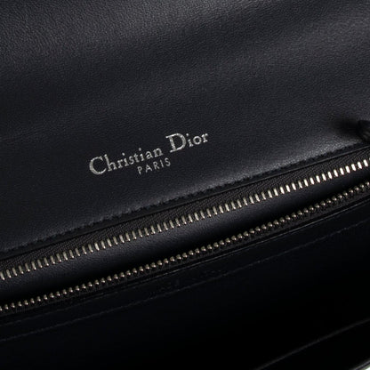 Christian Dior Large Metallic Microcannage Diorama Shoulder Bag