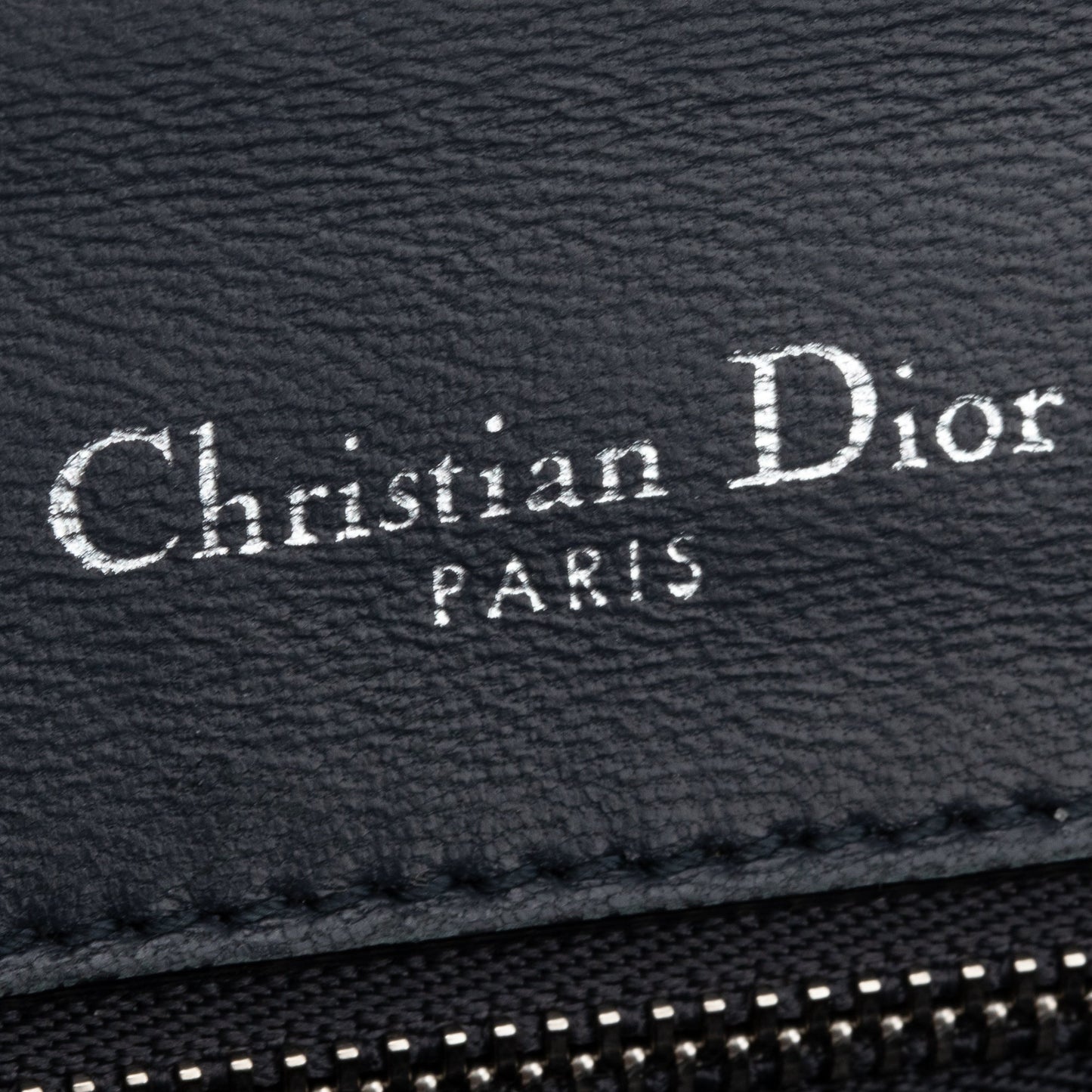 Christian Dior Large Silver Metallic Microcannage Diorama Shoulder Bag