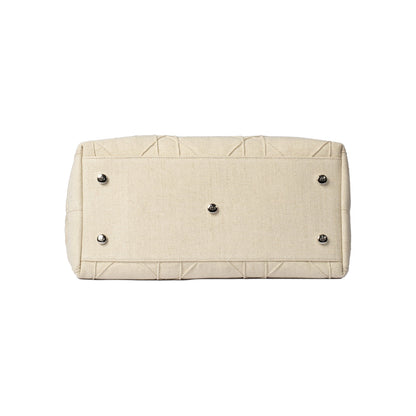 Christian Dior Limited Edition Canvas and Python Granville Bag