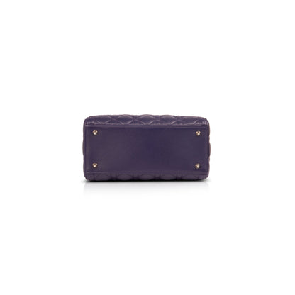 Christian Dior Medium Cannage Lambskin Lady Dior Bag