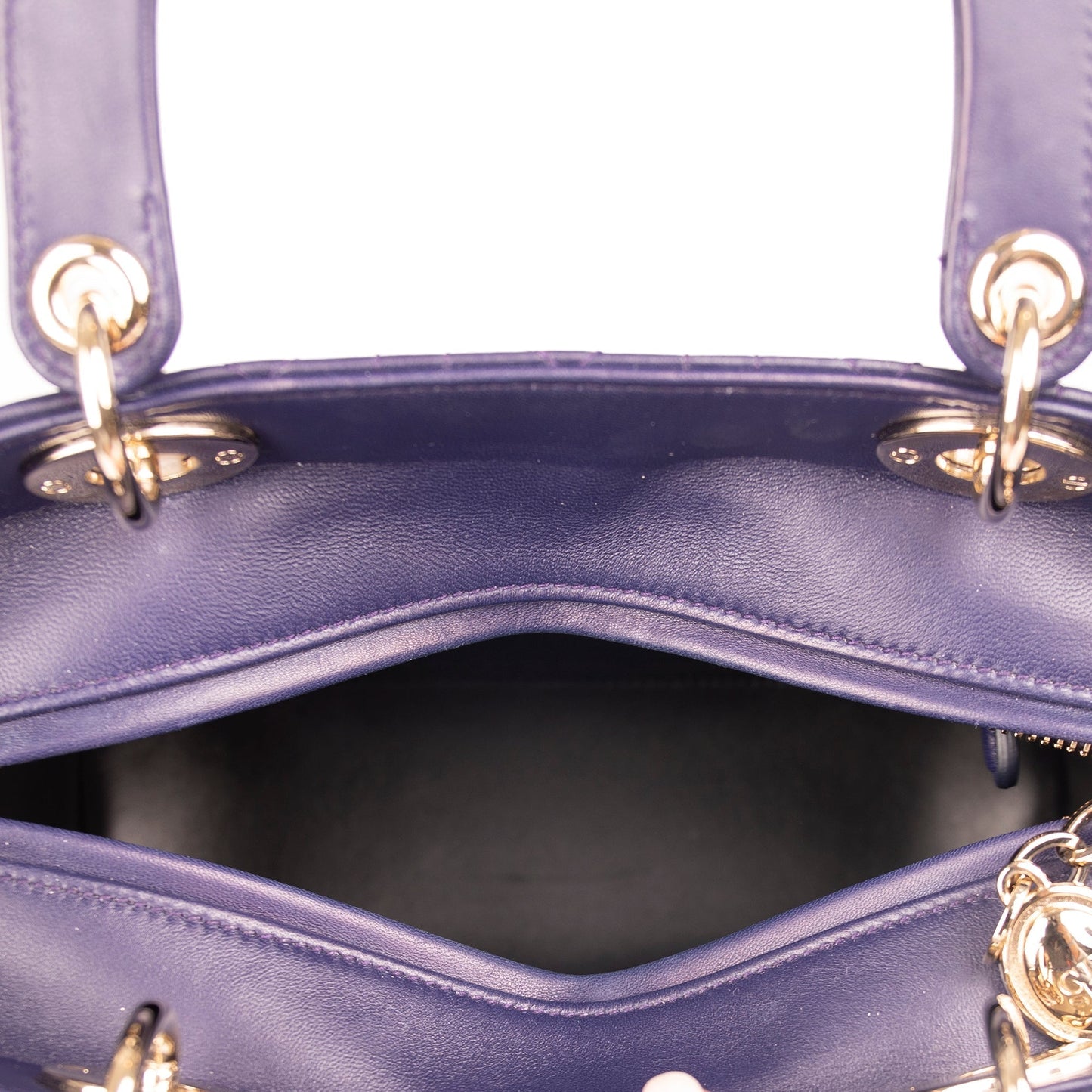 Christian Dior Medium Cannage Lambskin Lady Dior Bag
