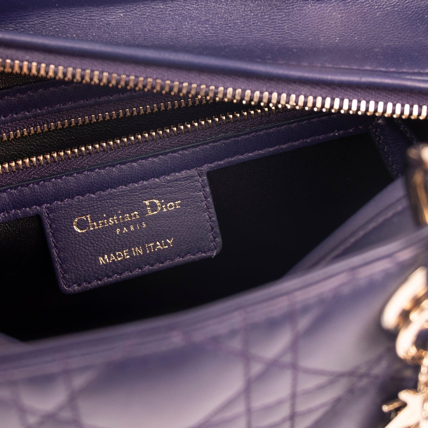Christian Dior Medium Cannage Lambskin Lady Dior Bag