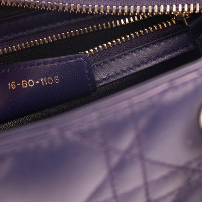 Christian Dior Medium Cannage Lambskin Lady Dior Bag