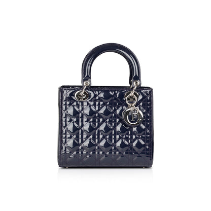 Christian Dior Medium Patent Leather Lady Dior Bag