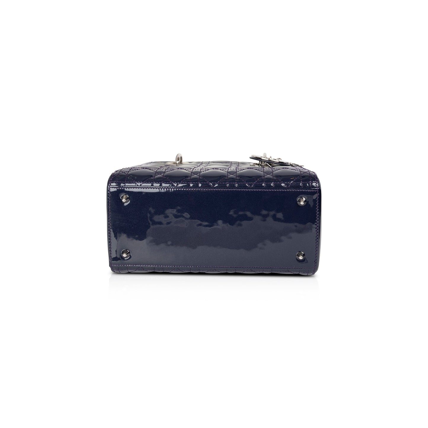 Christian Dior Medium Patent Leather Lady Dior Bag