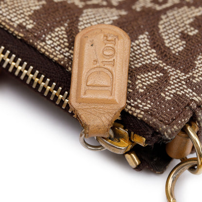 Christian Dior Mini Brown Monogram Saddle Pochette