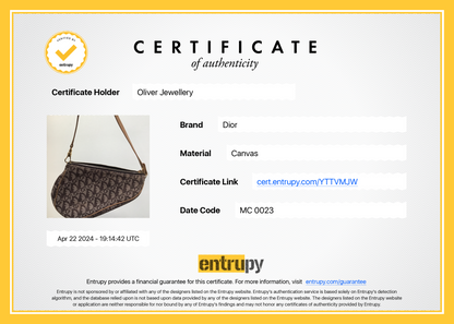 Christian Dior Mini Brown Monogram Saddle Pochette