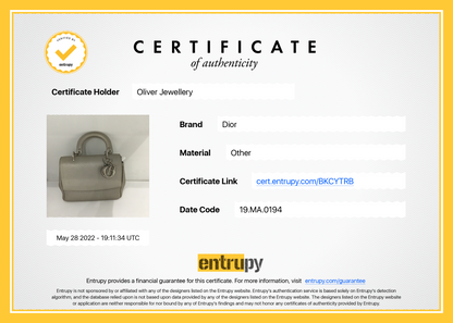 Christian Dior Mini Metallic Be Dior Flap Bag