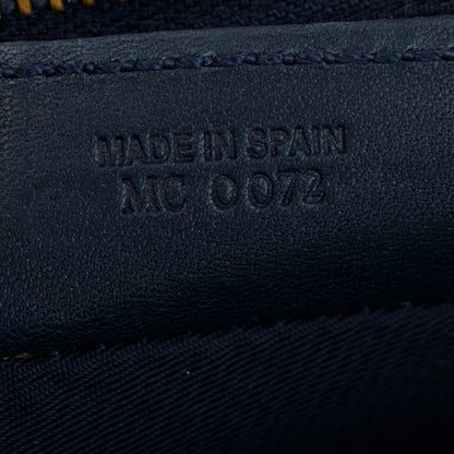 Christian Dior Navy Diorissimo Saddle Pochette