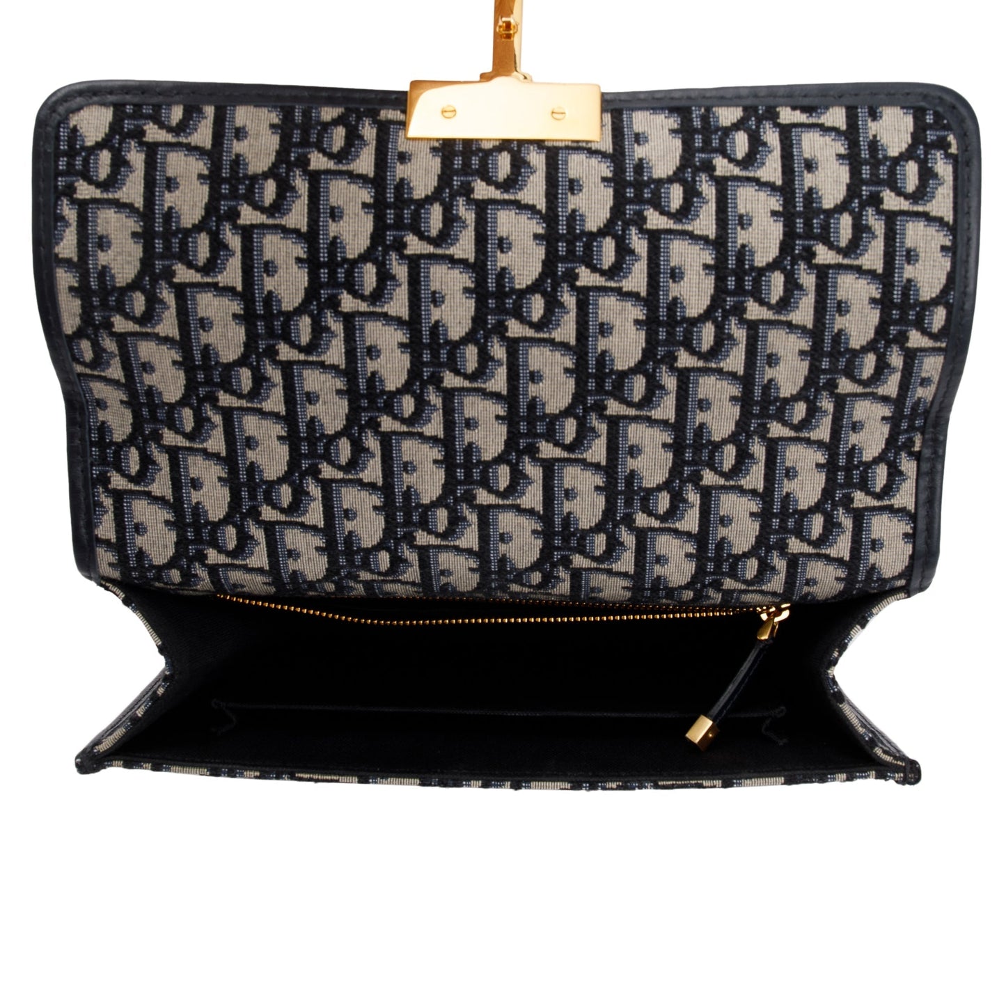 Christian Dior Navy Oblique 30 Montaigne Bag