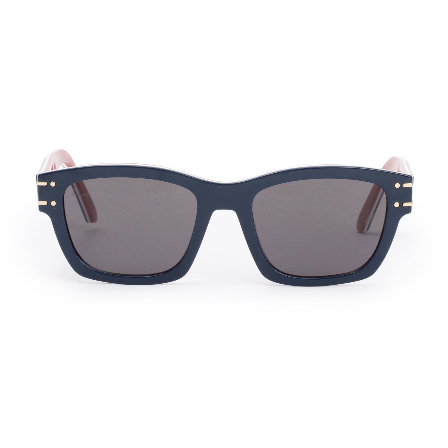 Christian Dior Navy/Red Acetate DiorSignature S3U Square Sunglasses