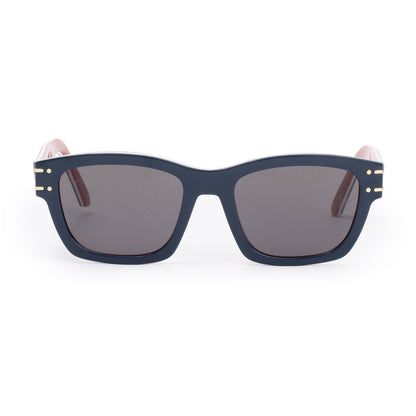 Christian Dior Navy/Red Acetate DiorSignature S3U Square Sunglasses