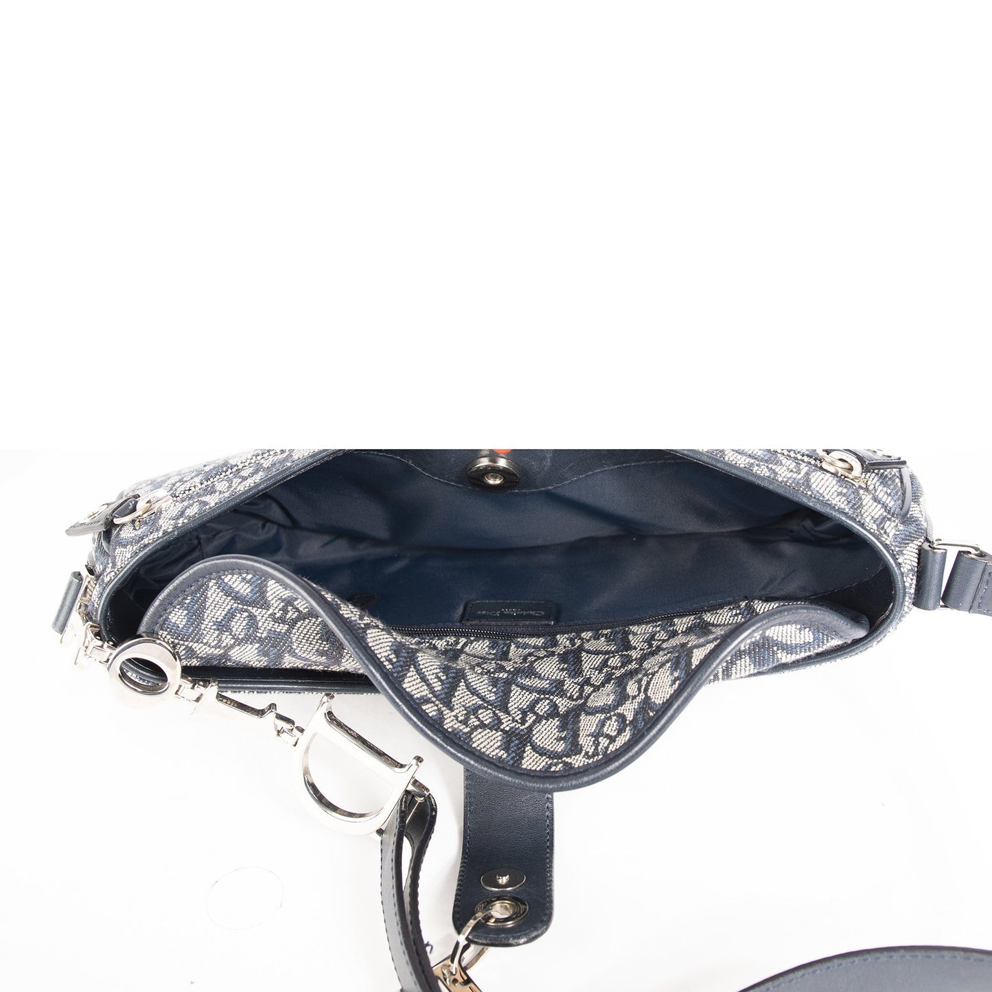 Christian Dior Oblique Logo Baguette Bag