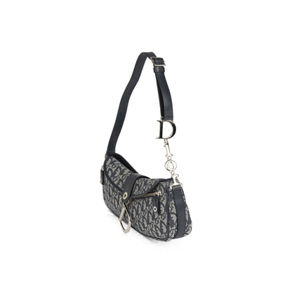 Christian Dior Oblique Logo Baguette Bag