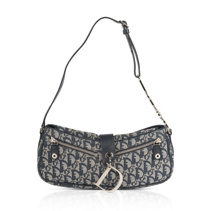 Christian Dior Oblique Logo Baguette Bag