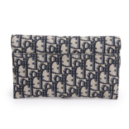 Christian Dior Oblique Long Saddle Wallet on Chain