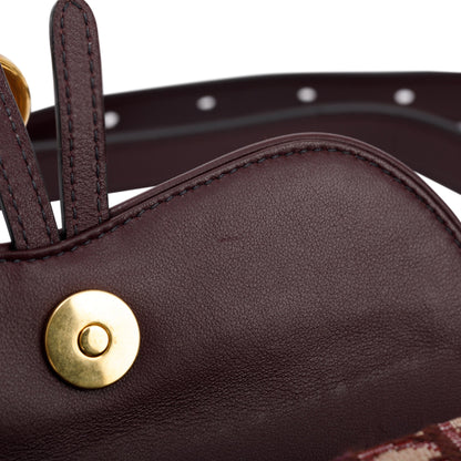 Christian Dior Oblique Saddle Belt Pouch