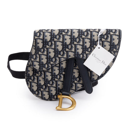 Christian Dior Oblique Saddle Belt Pouch