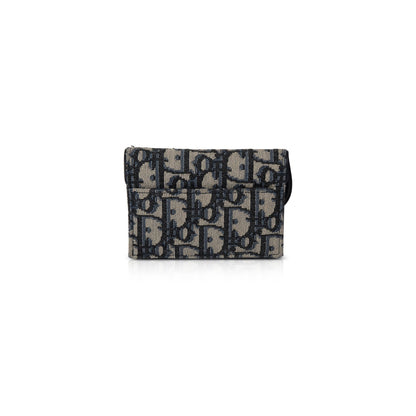 Christian Dior Oblique Saddle Flap Card Holder