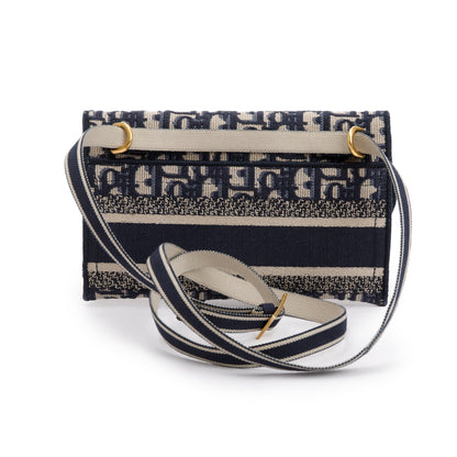 Christian Dior Oblique Slim Saddle Belt Pouch