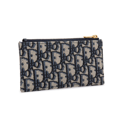 Christian Dior Oblique Zipped Card Holder