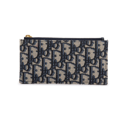 Christian Dior Oblique Zipped Card Holder