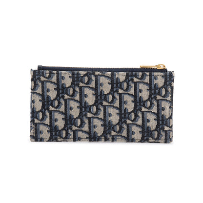 Christian Dior Oblique Zipped Card Holder