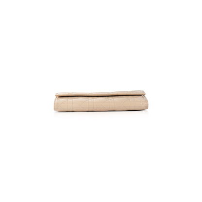 Christian Dior Patent Cannage Lady Dior Chain Wallet