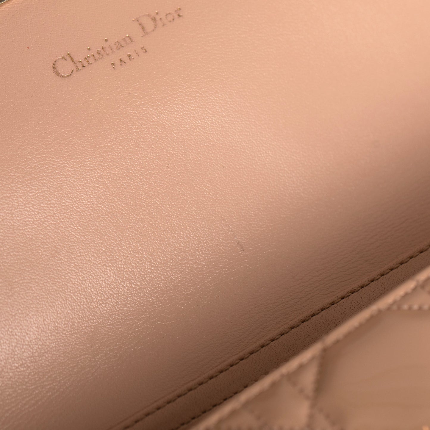 Christian Dior Patent Cannage Miss Dior Promenade Pouch