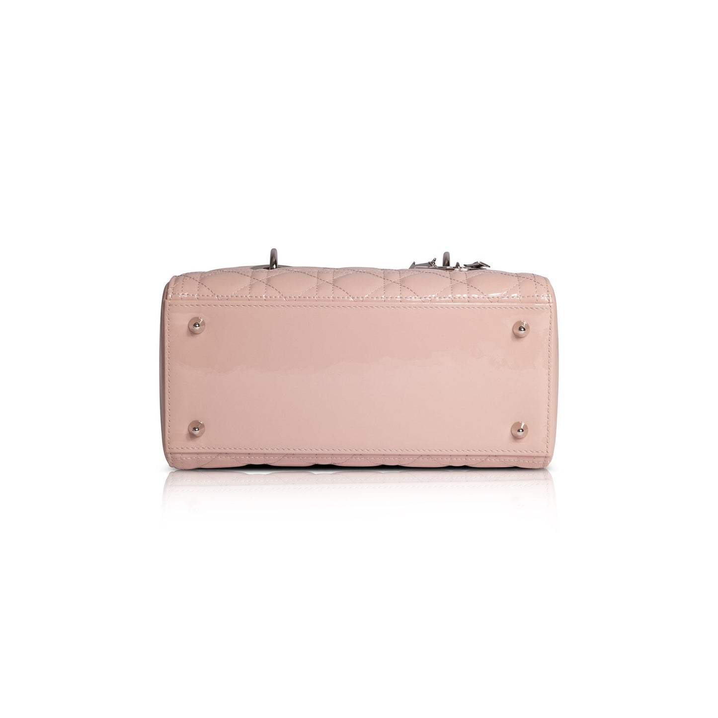 Christian Dior Patent Leather Medium Lady Dior Bag
